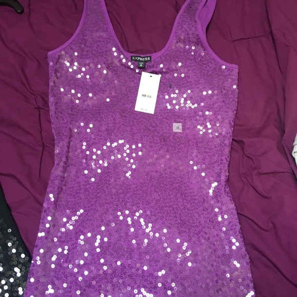 NWT Express sequin tank tops - Picture 3 of 5